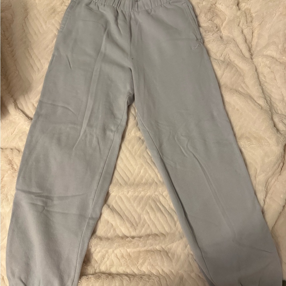 Hollister Light Gray Track Pants